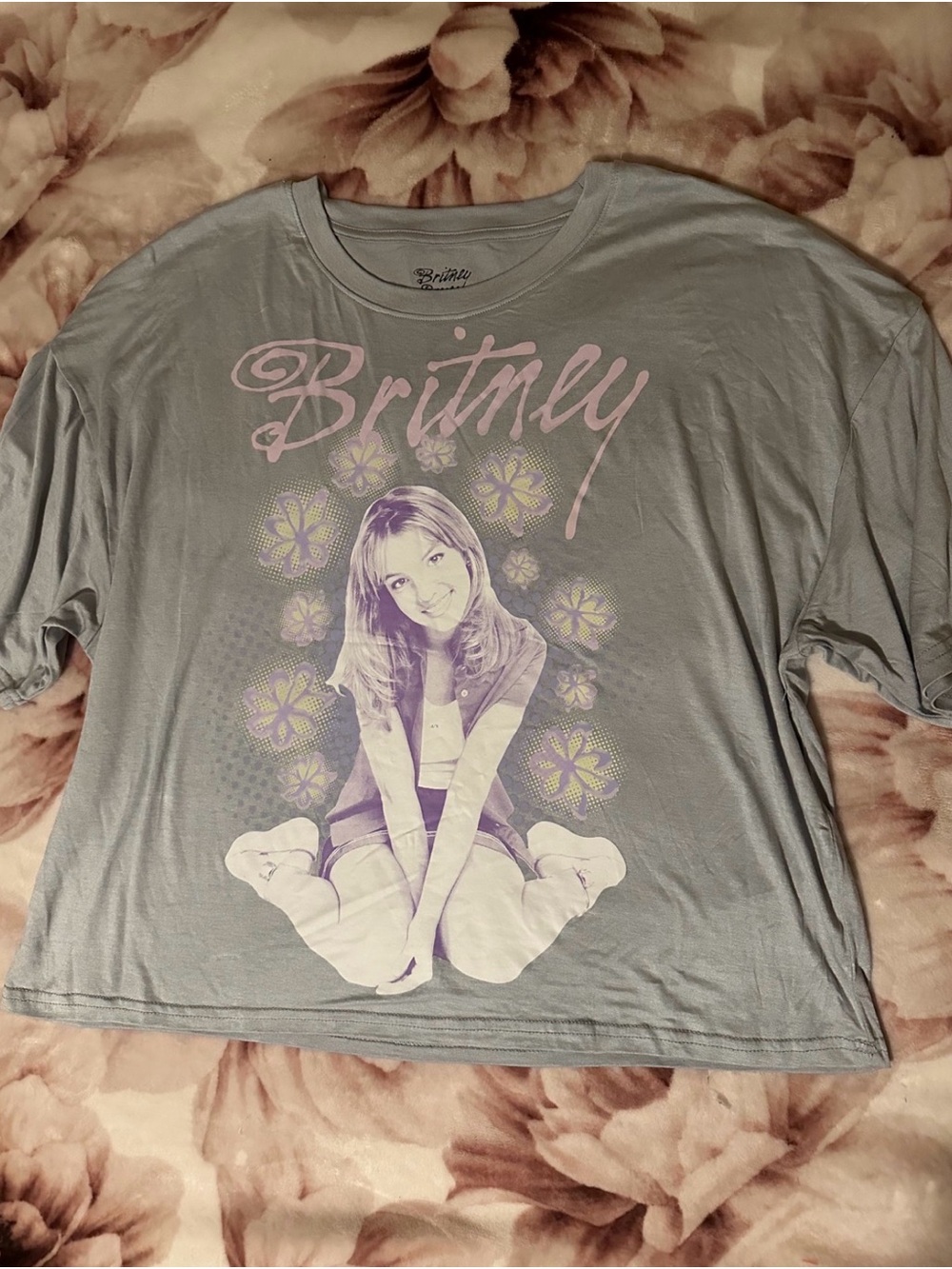 Britney Spears t shirt - Light grey